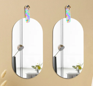 Frameless Dorm Wall Mirror